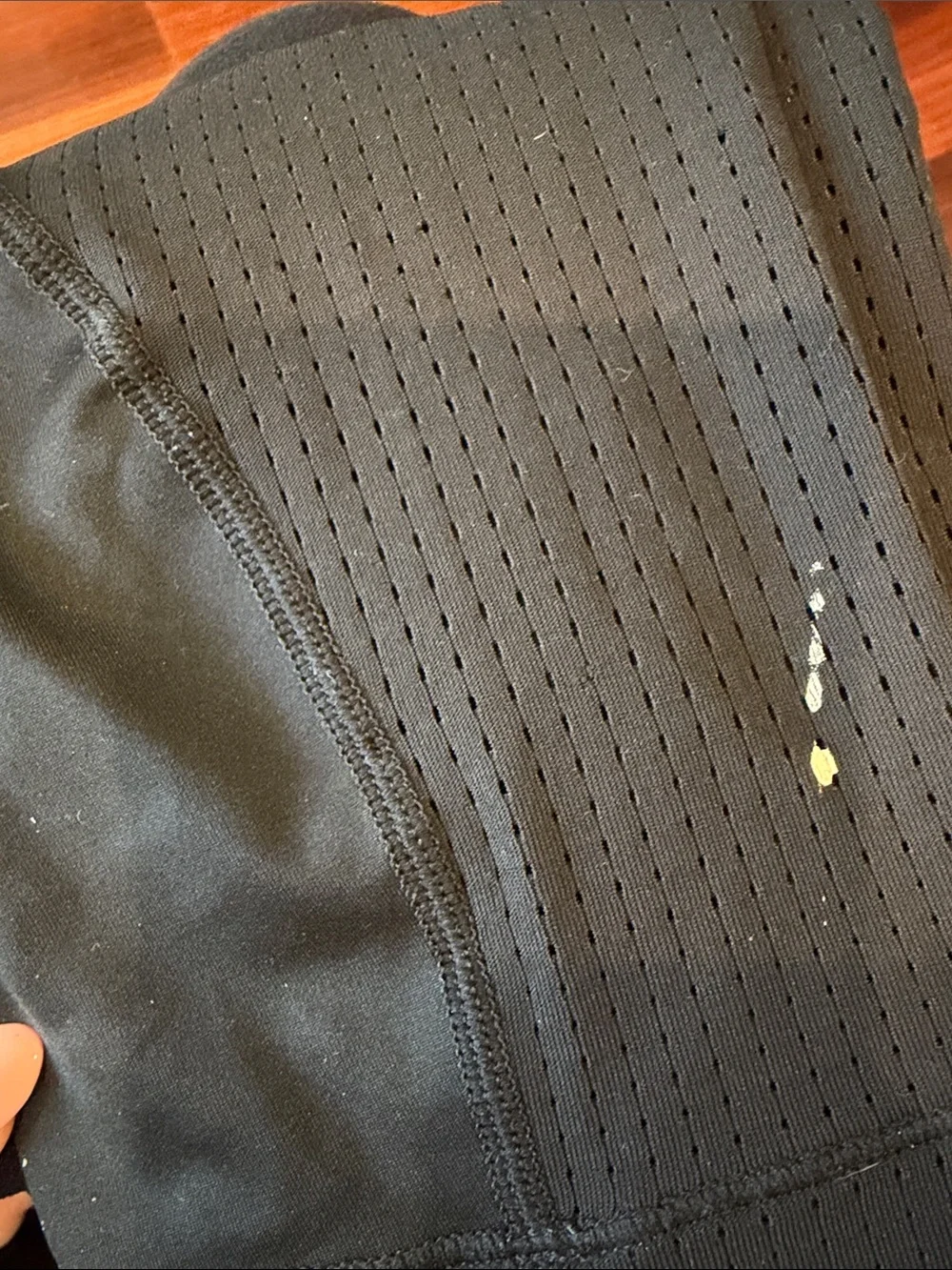 Women’s Nike Black Capri Leggings with Logo- Imperfections listed in photos! SM